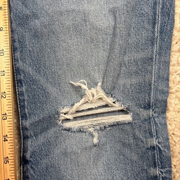 Lucky Brand Easy Rider Mid Rise Boot Jeans Distressed Medium Wash Women's 2 26R - Picture 4 of 14